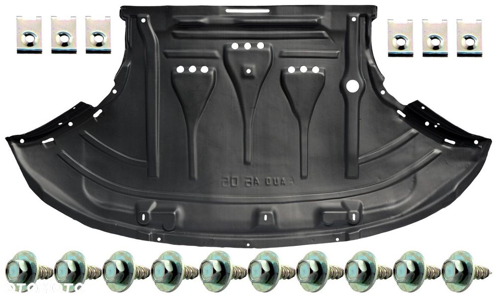 AUDI A6 C6 2004-2012 osłona silnika SPINKI HDPE - 1