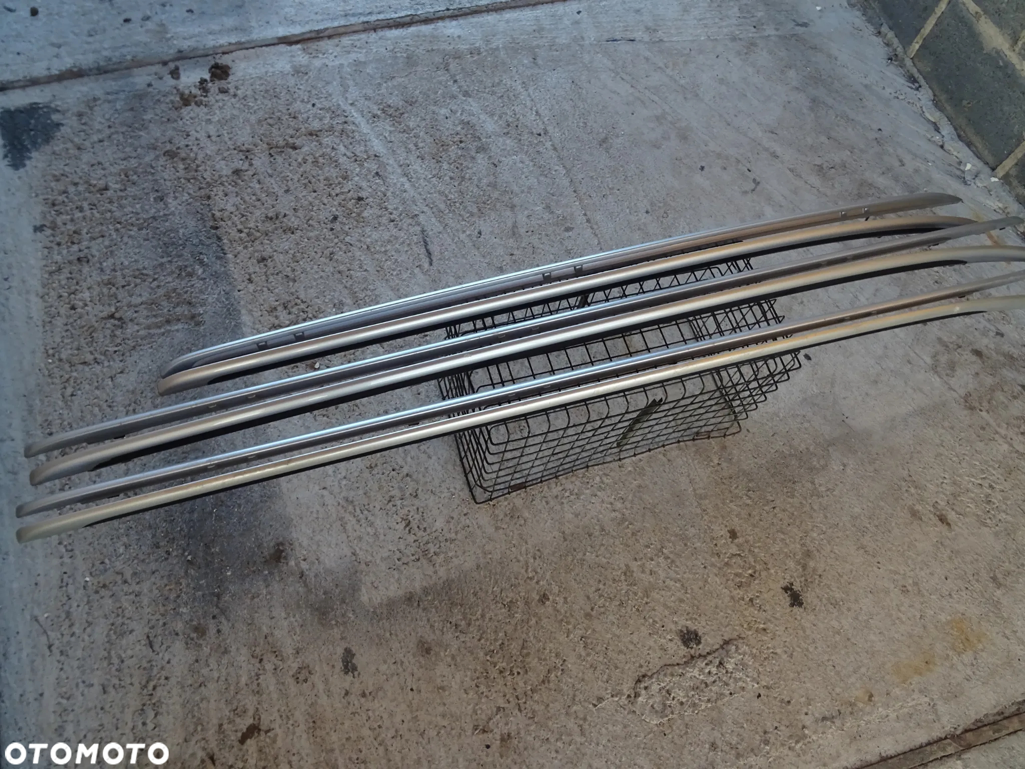 OPEL VECTRA C KOMBI RELINGI DACHOWE PRAWY LEWY SREBRNE - 7
