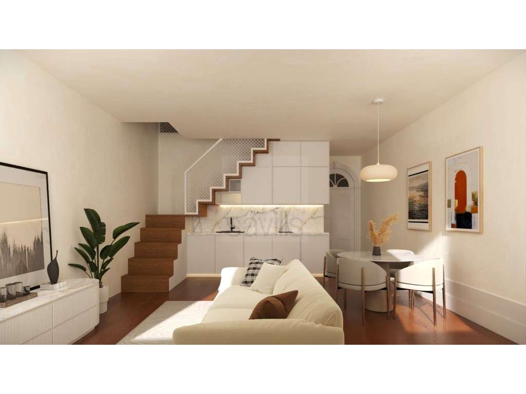 T0 Duplex em Cedofeita com varanda - Grande imagem: 3/5