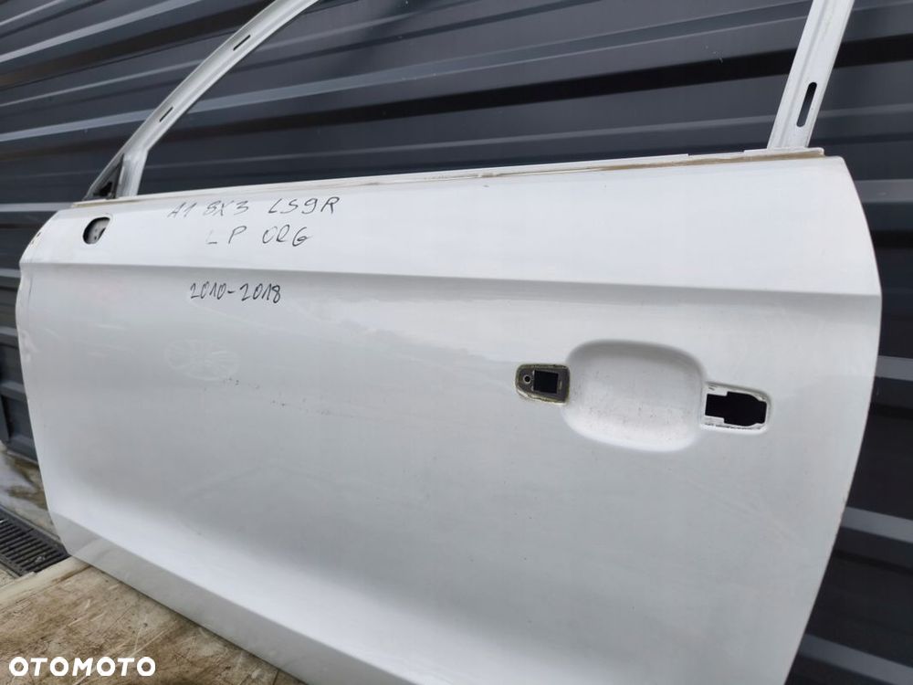 DRZWI LEWY PRZÓD AUDI A1 8X 8X3 LS9R 3-DRZWI 2010-2018 ORYGINAŁ ! - 5