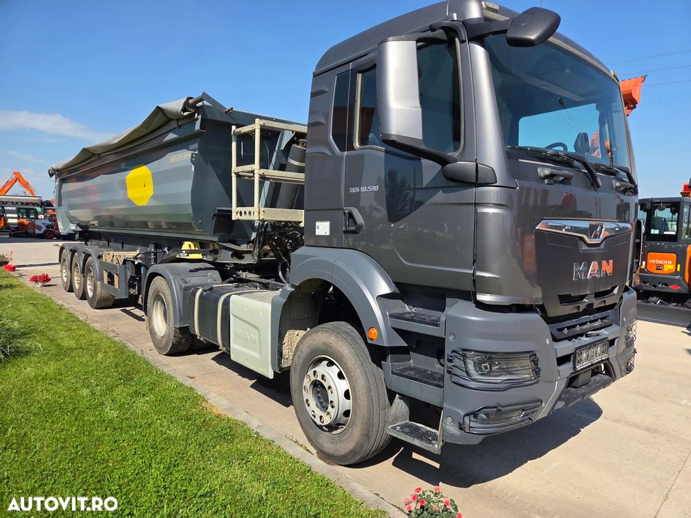Meiller MHPS 12/27, 2023, 28mc, axa liftabila, scena vizitare, prelata, HARDOX, faras spate, doar 130.000km, posibilitate leasing 4 ani-PROMOTIE 24.900 EUR+Tva si pret ansamblu cu MAN TGS 18.510 4x2, 2023, 310.117km-89.900 EUR+Tva - 17