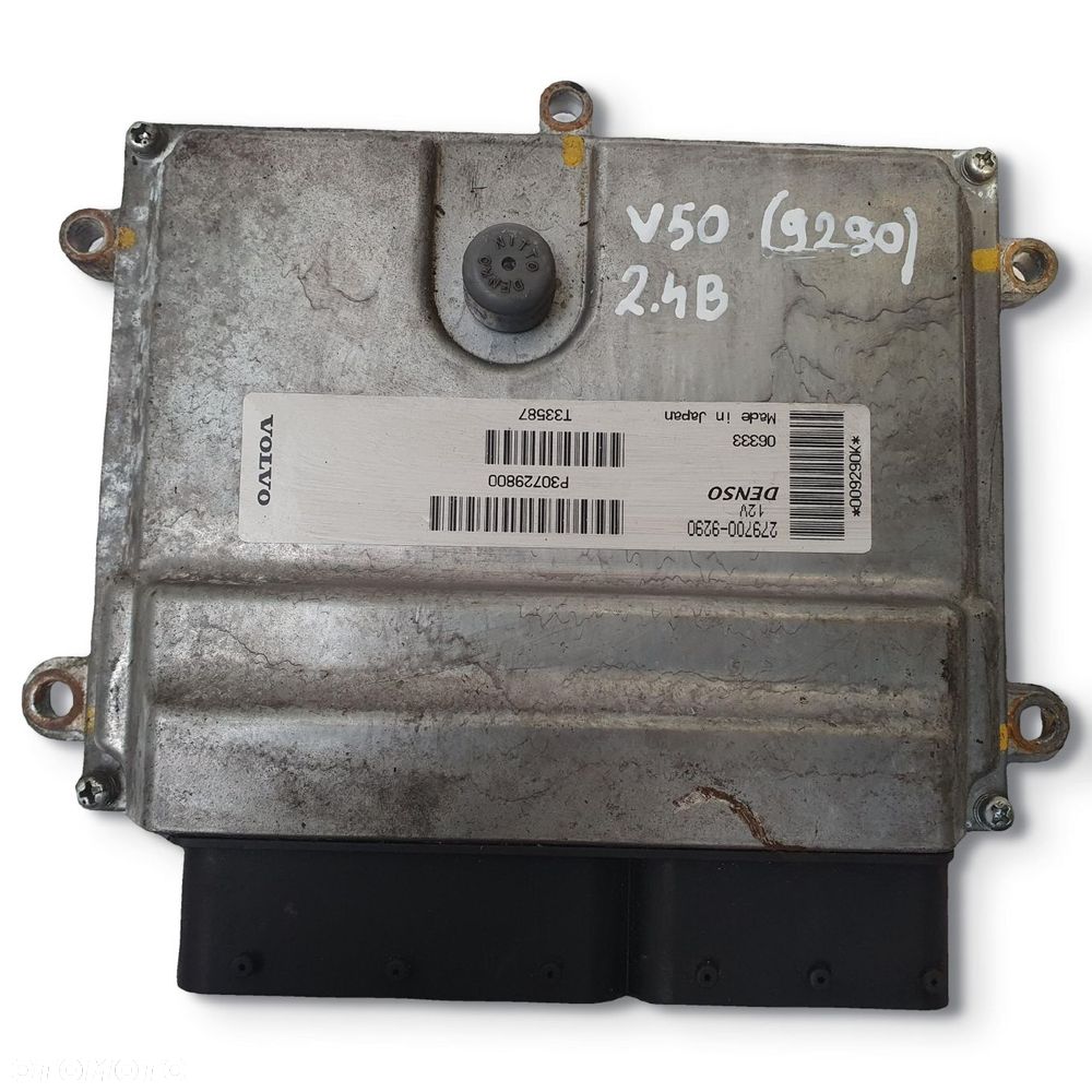 STEROWNIK SILNIKA Volvo V50 2.4 B komputer P30729800 279700-9290 - 3