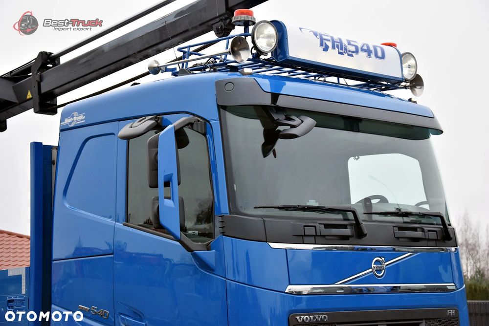 Volvo FH 540 / 6X2 / CAŁY NA PODUSZKACH /  OŚ SKRĘTNA PODNOSZONA  / HDS HIAB K177 PRO / ROTATOR / SKRZYNIA 6,7 M  / - 12