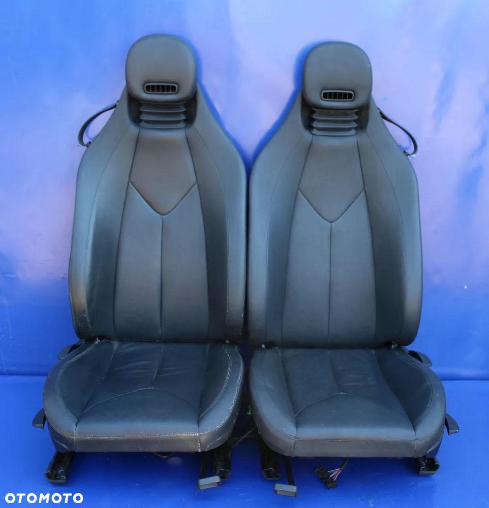 Fotele przednie grzane z nadmuchem Airscarf Mercedes SLK R171 W171 Anglik - 1