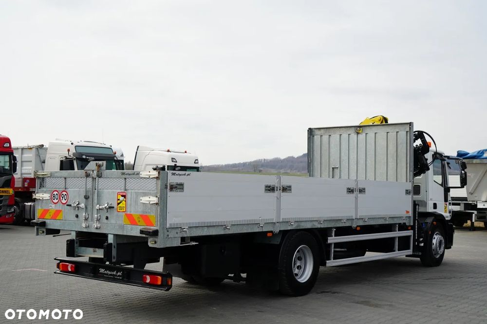Iveco 180E25 / 4X2 / SKRZYNIOWY 7,5m + HDS HYVA HB150X MAX UDŹWIG 5 200KG / STEROWNIE RADIOWE  / ROTATOR / AUTOMAT - 10