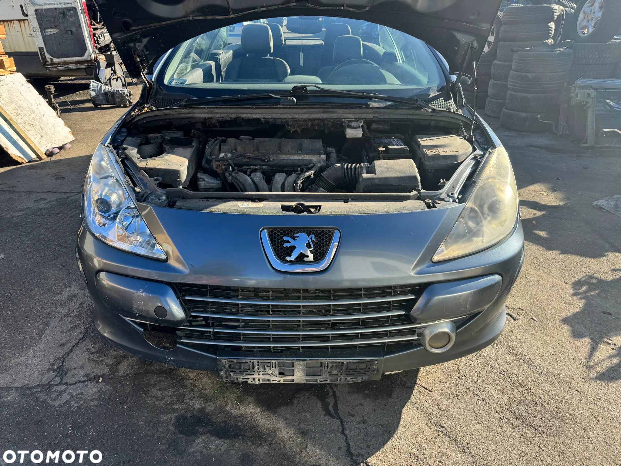 PEUGEOT 307 CC ZDERZAK TYLNY TYŁ EZWD - 21