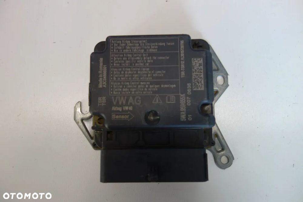 MODUŁ SENSOR AIRBAG PODUSZEK POWIETRZNYCH VOLKSWAGEN GOLF VIII 5WA959655K - 1
