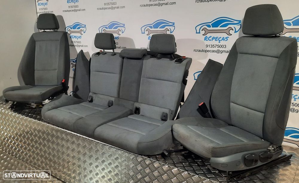 BANCOS BMW SERIE 1 E87 TECIDO AIRBAG FRENTE FRONTAL TRASEIRO TRÁS - 4