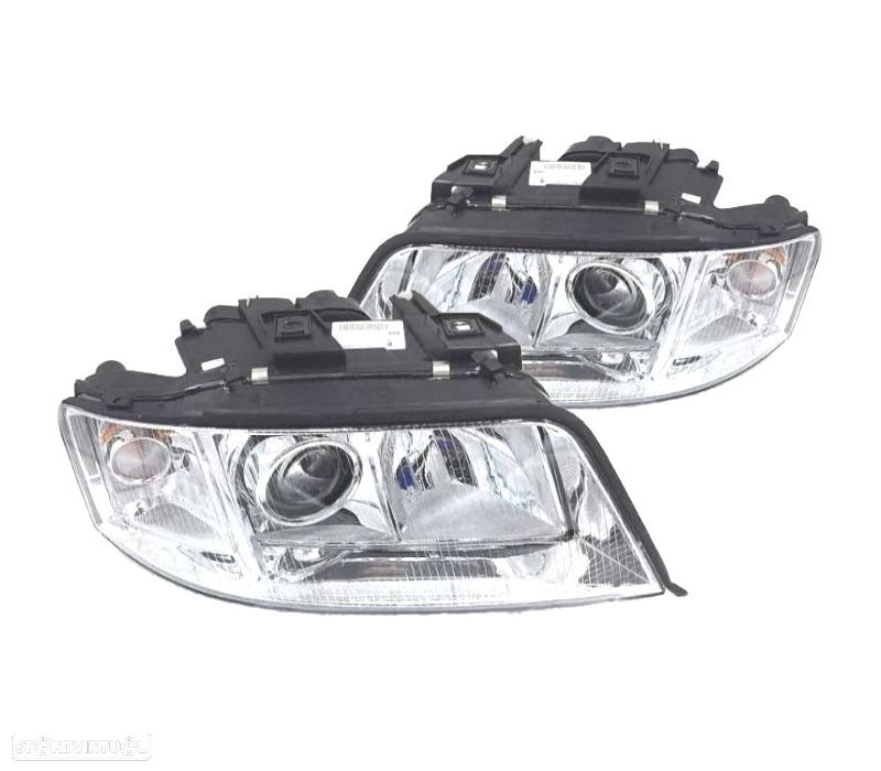 FARÓIS OPTICAS AUDI A6 97-99 - 1