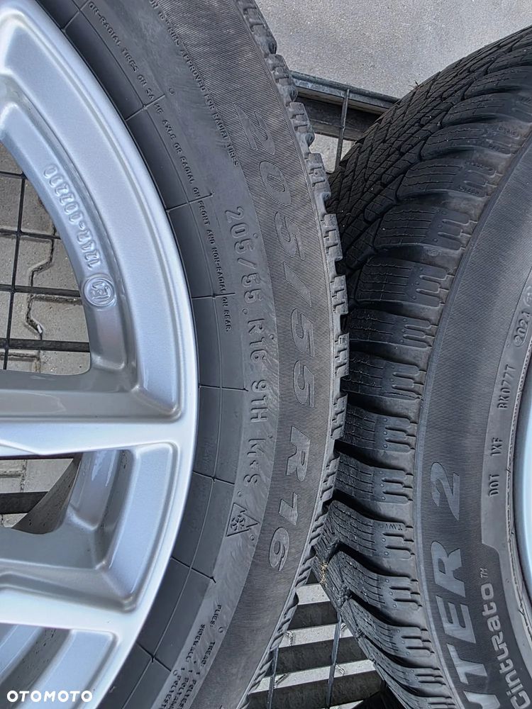 OPEL ASTRA L FORD VOLVO KOŁA R16 5X108 ET44 FELGI ALUMINIOWE OPONY ZIMOWE PIRELLI 205/55 - 6