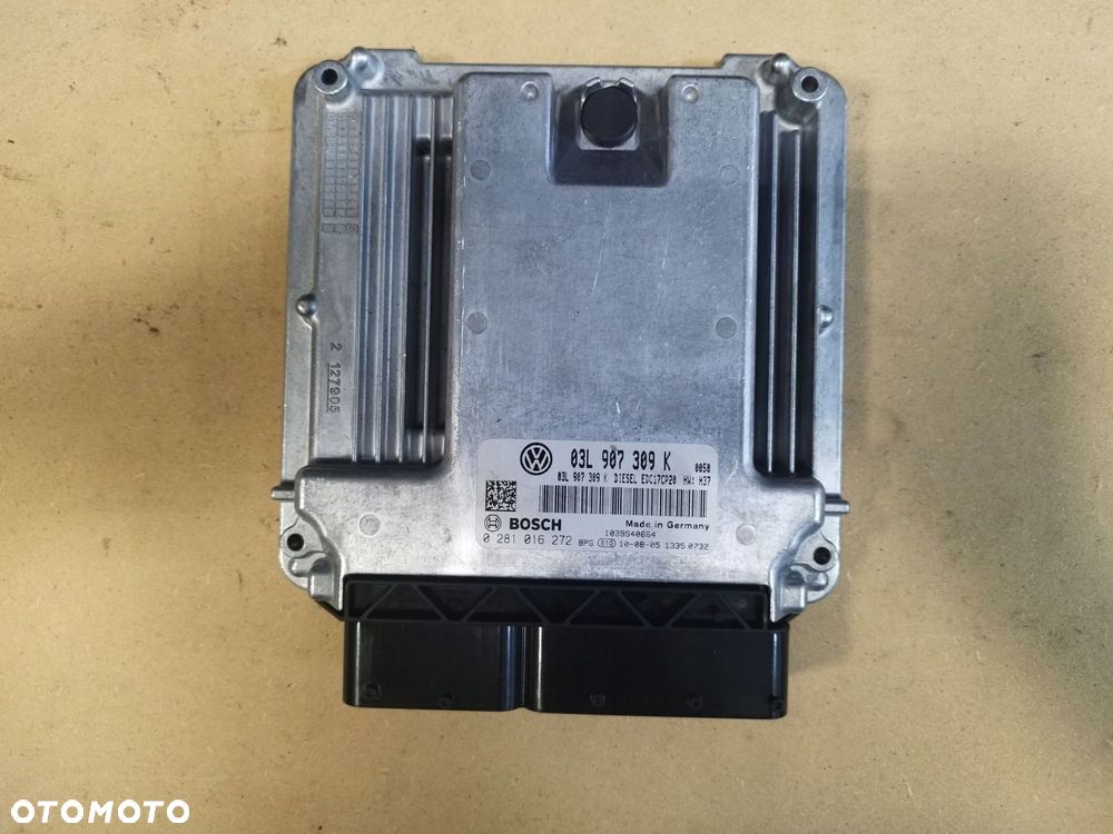 KOMPUTER STEROWNIK SILNIKA VW TRANSPORTER T5 2.0 TDI 03L907309K - 1