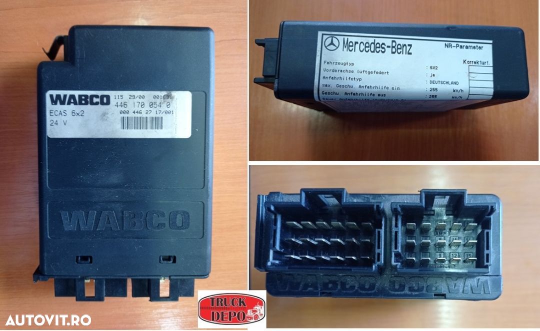 Calculator ECAS Mercedes Benz Actros 18.4. Piese originale provenite din dezmembrari camioane - 1