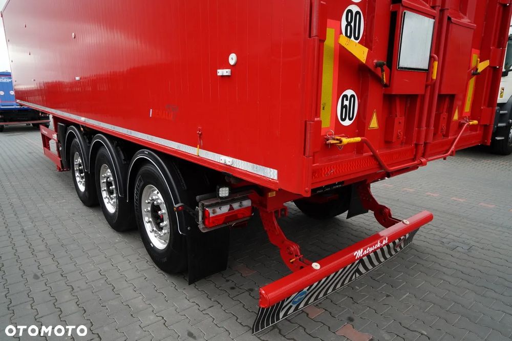 Benalu WYWROTKA 56 m3 / ALUMINIOWA / OŚ PODNOSZONA / SAF / ALUFELGI / - 12