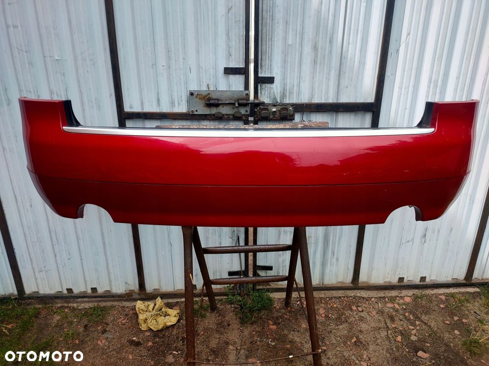 zderzak tył audi a4 b6 kombi kolor ly3c 2 rury - 1