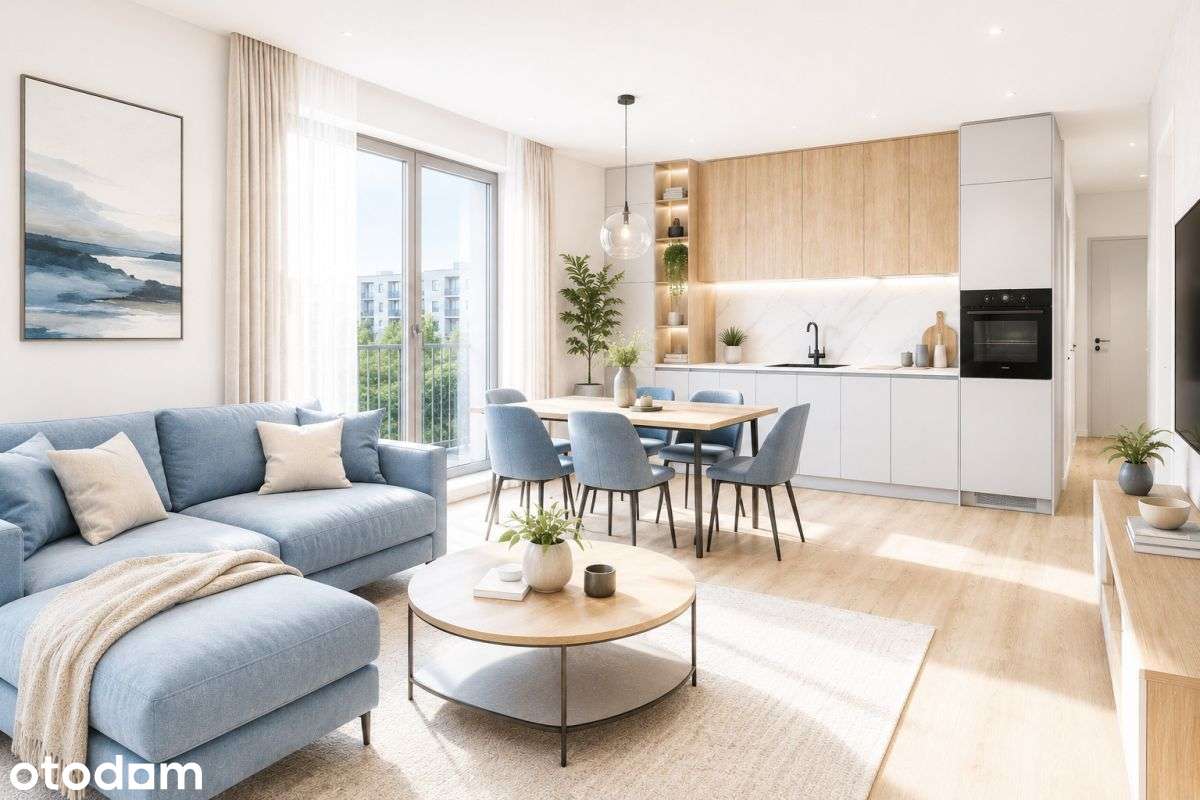 Promocja. Przestronne 63 m² z dużym balkonem.