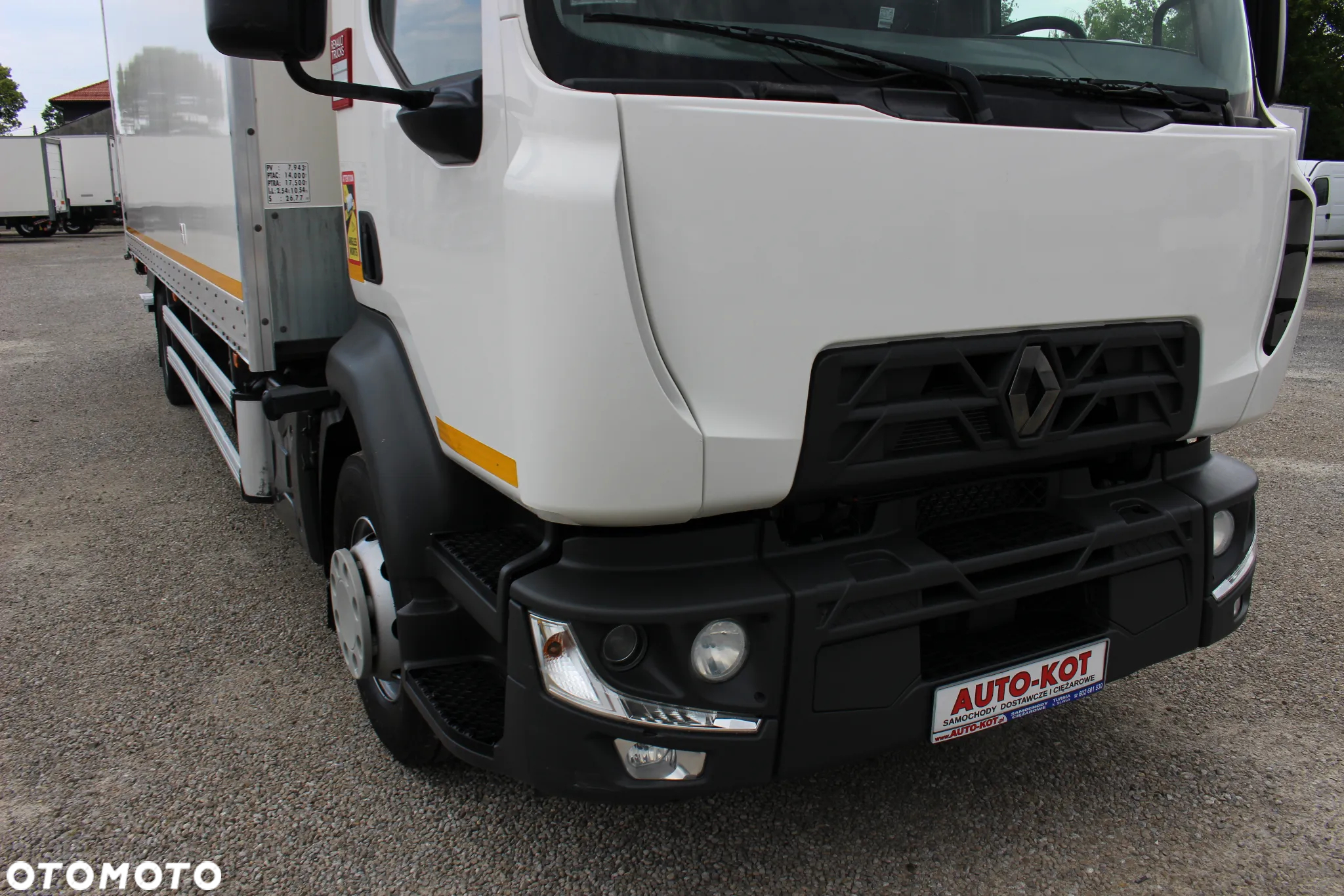Renault D14 *240KM*/ KONTENER + WINDA /21 PALET / KLIMA / OPONY 80%/SERWIS FR/ SUPER STAN / - 17