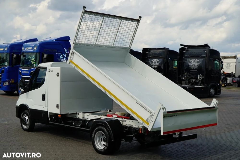 Iveco DAILY 35-160 / BASCULATOR SPATE / OȚEL / 3 LOCURI / DOUĂ / MANUAL / IMPORTAT / EURO 6 - 5