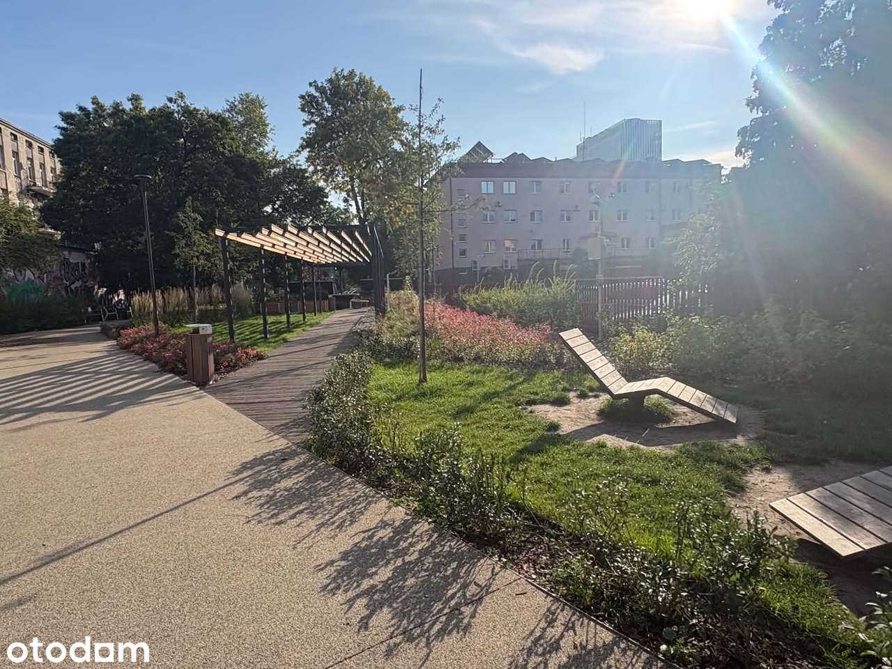 55 m² | Łódź- Śródmieście | taras | garaż | widok na park