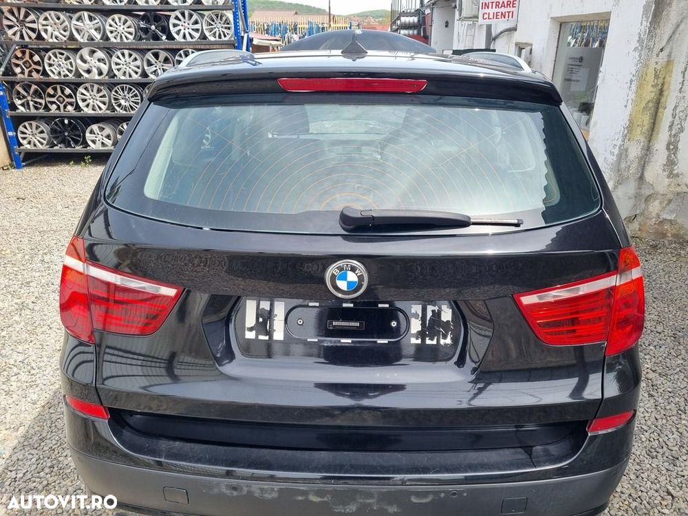 Haion Cu Luneta BMW X3 F25 2010 - 2014 SUV 4 Usi Glanzschwarz 668 (1508) - 1
