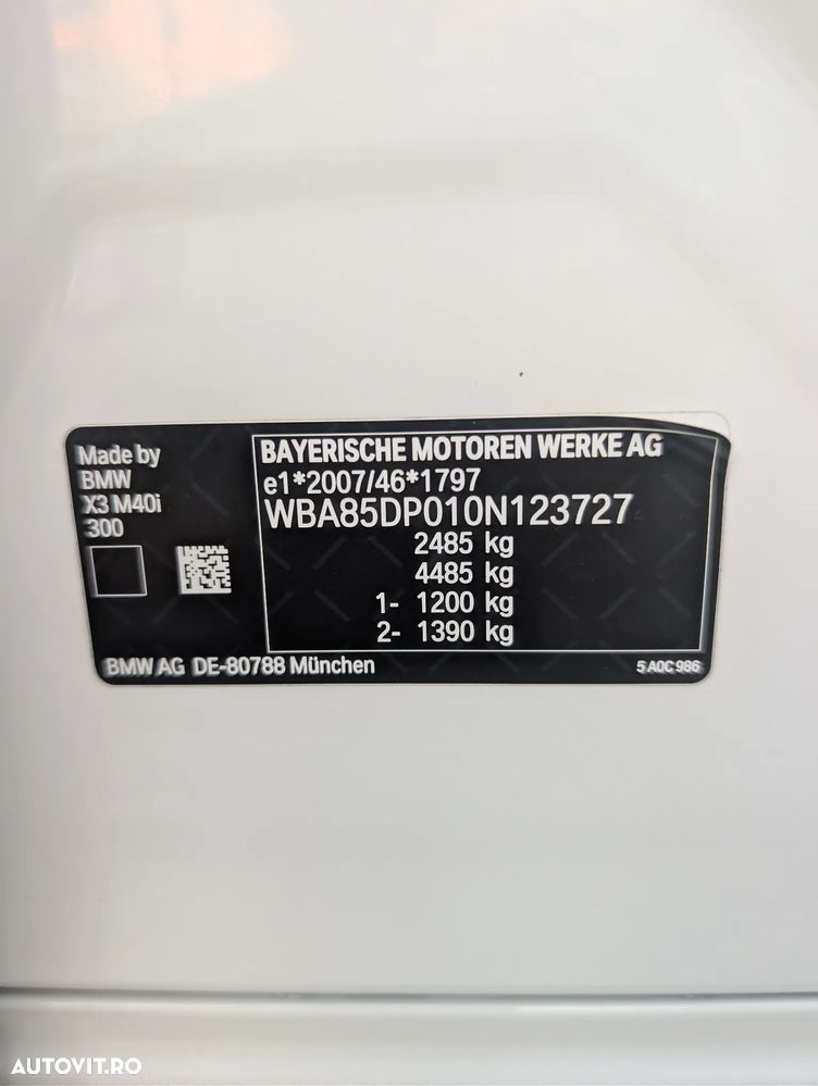 BMW X3 M M40i AT MHEV - 18
