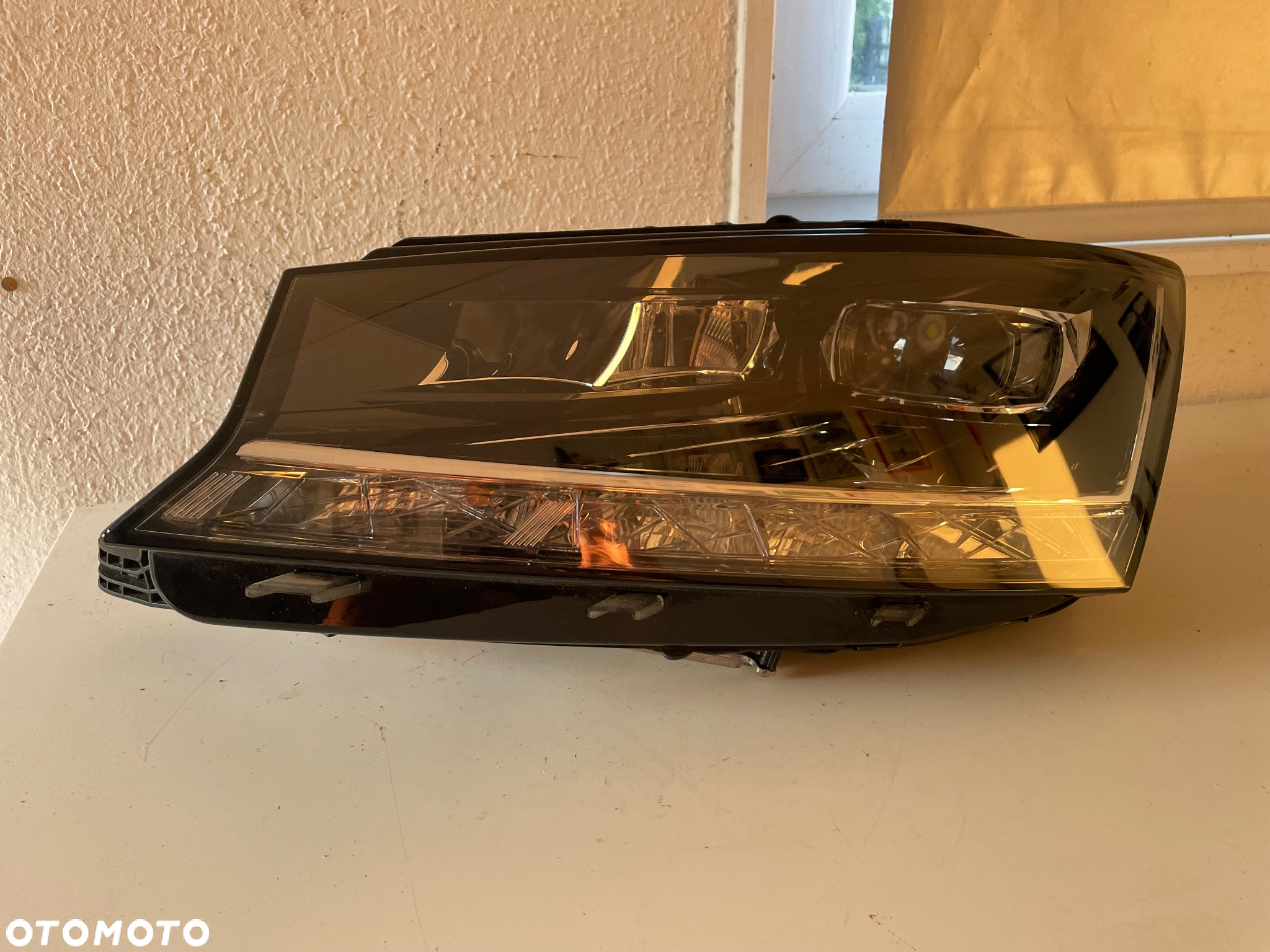 Lampa reflektor lewa przednia przód Skoda Fabia III LED XENON 6V1015E - 2