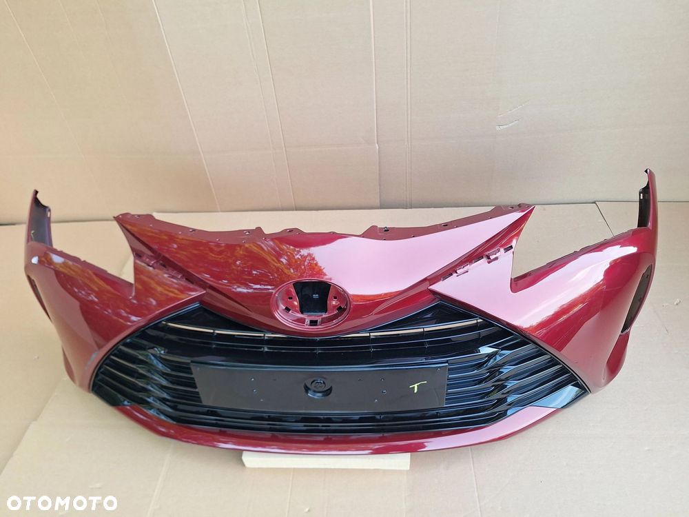 TOYOTA YARIS III LIFT 17-20 NIE KLEJONY! ZDERZAK PRZÓD PRZEDNI+WZMOCNIENIE GRILLA ORYG TOYOTA Nr 52119-0DA40 WYSYŁKA KRA - 2