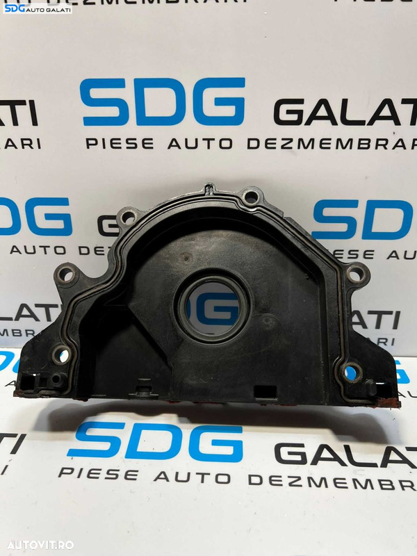 Capac Flansa Simering Vibrochen Arbore Cotit Volkswagen Golf 7 2.0 TDI CRVA CRVC CYKB DEJA DEJB CRLB CRLD CRBC CUNA CRGA CKFC CRUA 2013 - 2020 Cod 04L103151A