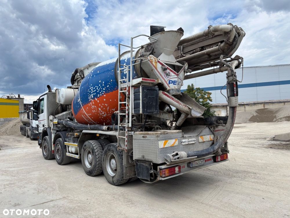 Versalift Actros 4141 8X4 + Putzmaister M24 - 7