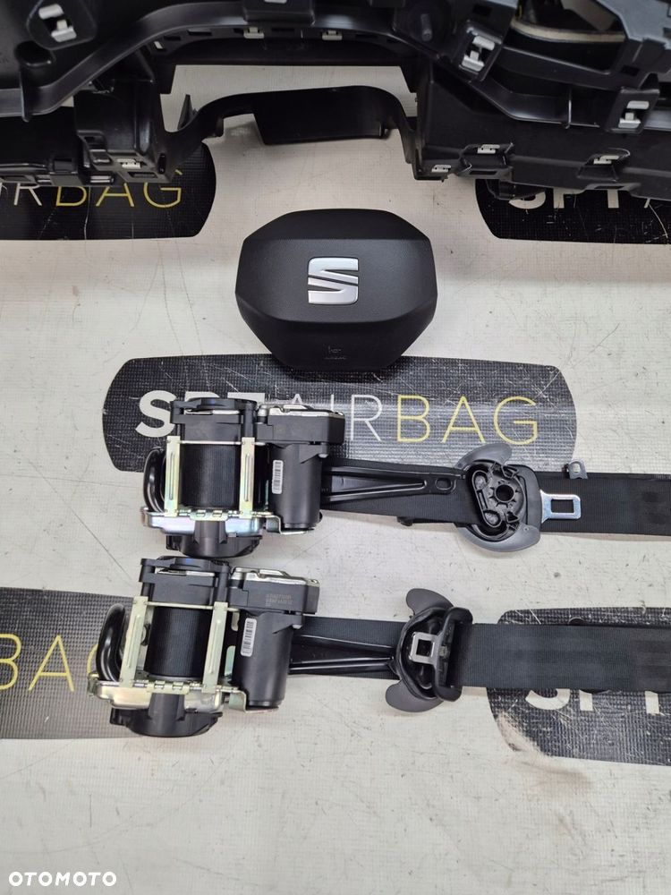 SEAT EL BORN DESKA ROZDZIELCZA KONSOLA KOKPIT PULPIT PODUSZKI AIRBAG AIR BAG PASY KIT SET - 7