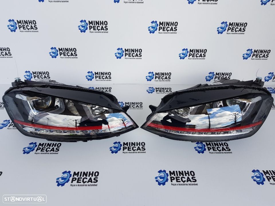 Faróis Golf 7 RED (R20) GTI Look LED - 2