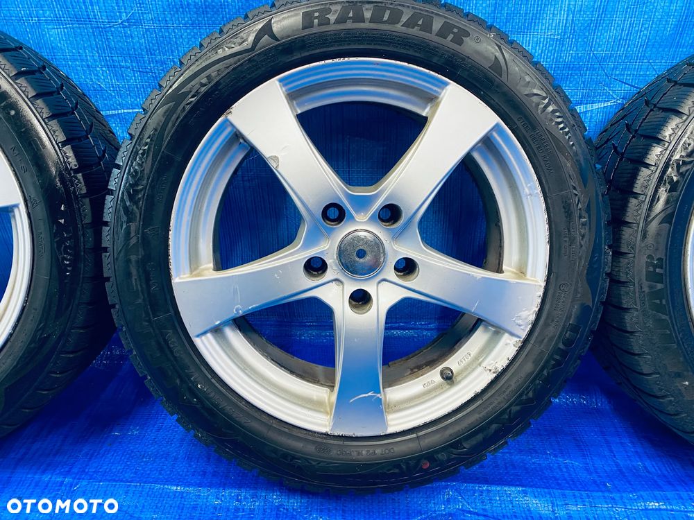 KOŁA KOŁO 17 FELGA ALUMINIOWE ALUSY FELGA 17" x 7J  5X120 ; 67,1mm ET41 KOMPLET ; OPONY ZIMA ZIMOWE ; OPEL INSIGNIA A ; DEZENT ORYGINAŁ - 4