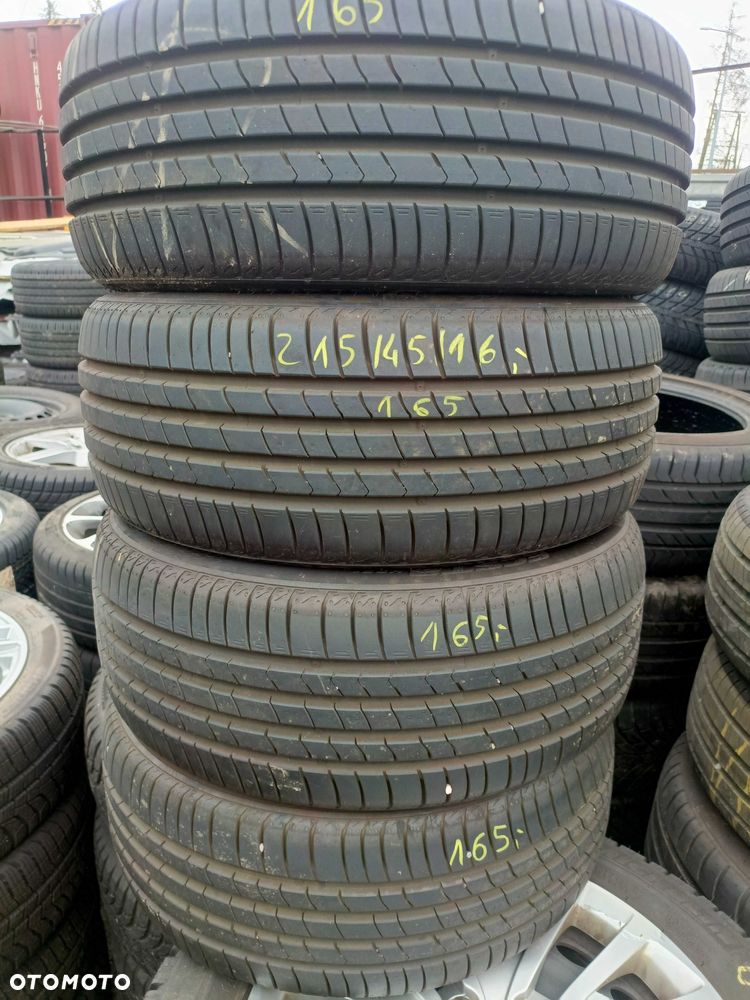opony letnie 215/45/16 KUMHO 4 sztuki jak NOWE