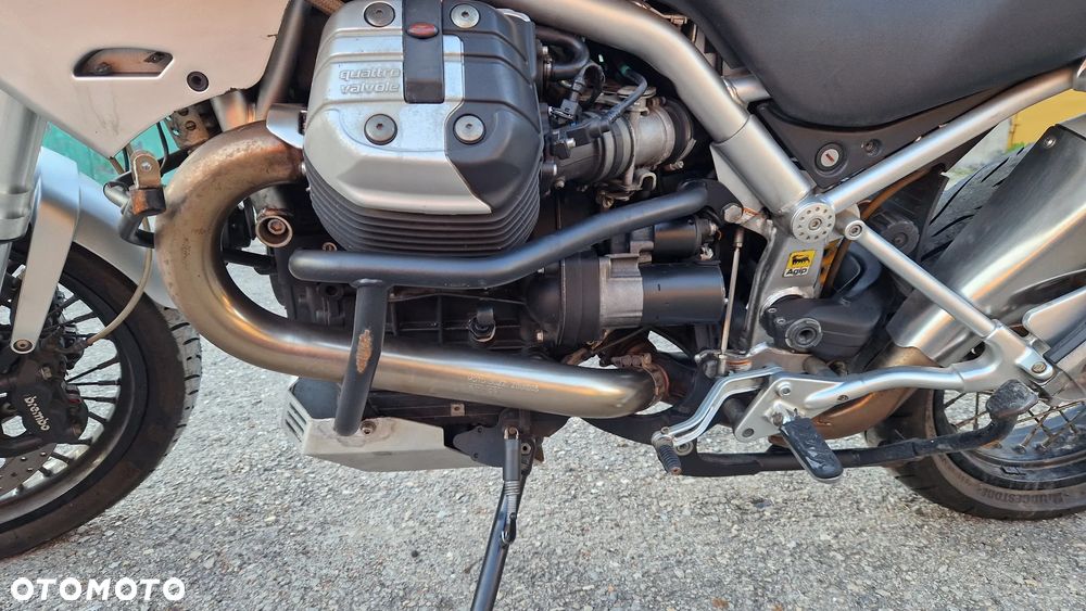 Moto Guzzi Stelvio ntx 1200 2010r. Wszystkie części. Rama,tłumik,kolektor,kanapa,instalacja, wtryski,przepustnice,lagi,wał,błotnik - 6