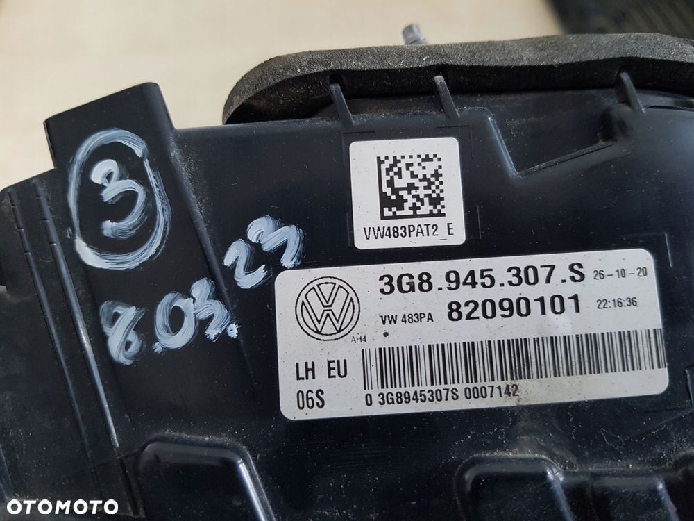 vw arteon lampa tył lewa na klapę 3g8945307s - 3