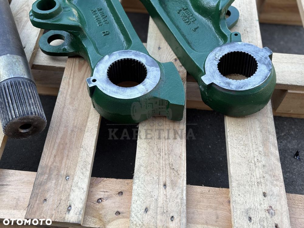 John Deere 6800 6900 7000 Wałek + ramiona podnośnika komplet R126713 L100694 - 8