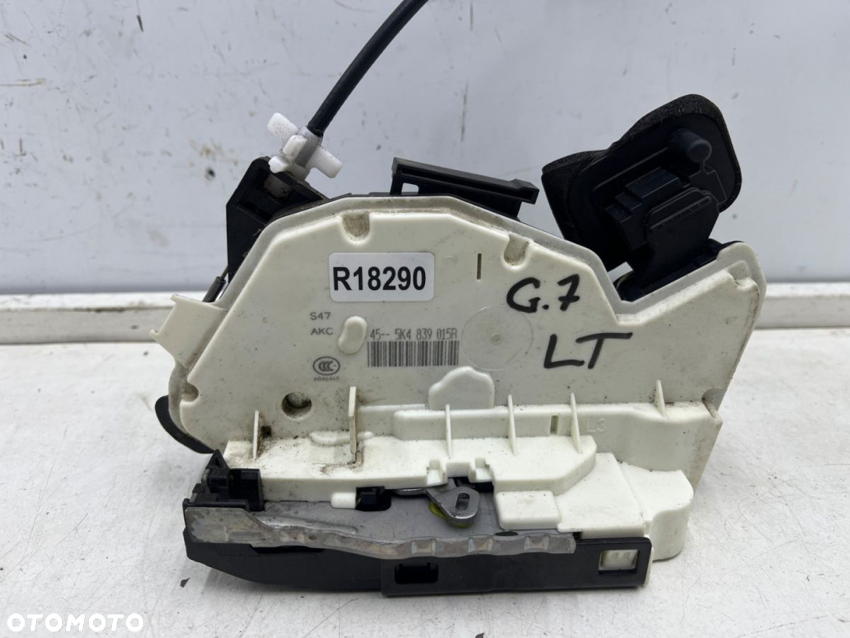 Zamek drzwi VW Golf 7 VII 12-20r. LEWY tylny zamek drzwi linka 7 pin lewy tył Europa 5k4839015r - 2