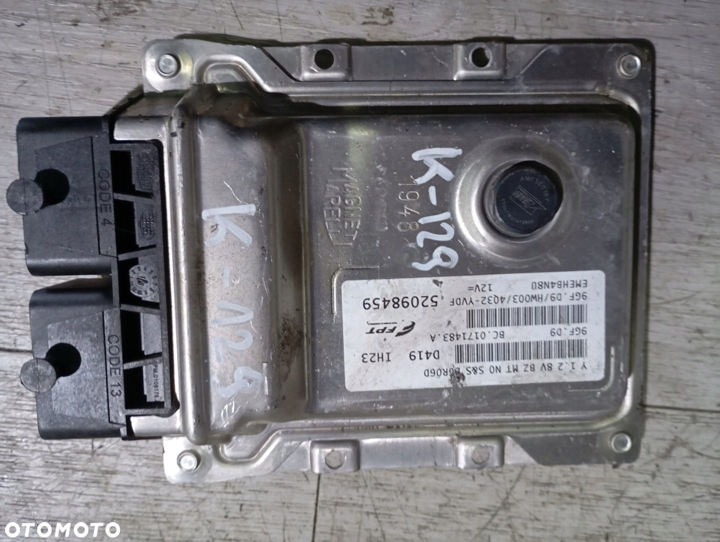 STEROWNIK SILNIKA FIAT LANCIA 52062459 9GF.D9 - 1