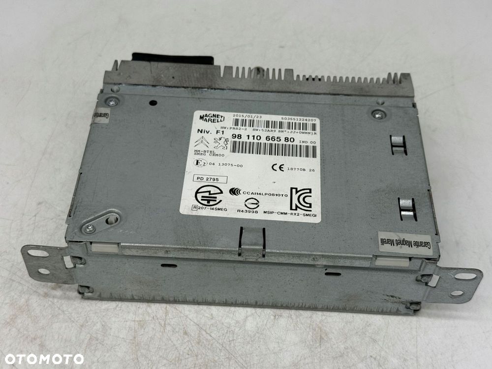 stacja multimedialna radio peugeot 208 9811066580 - 2
