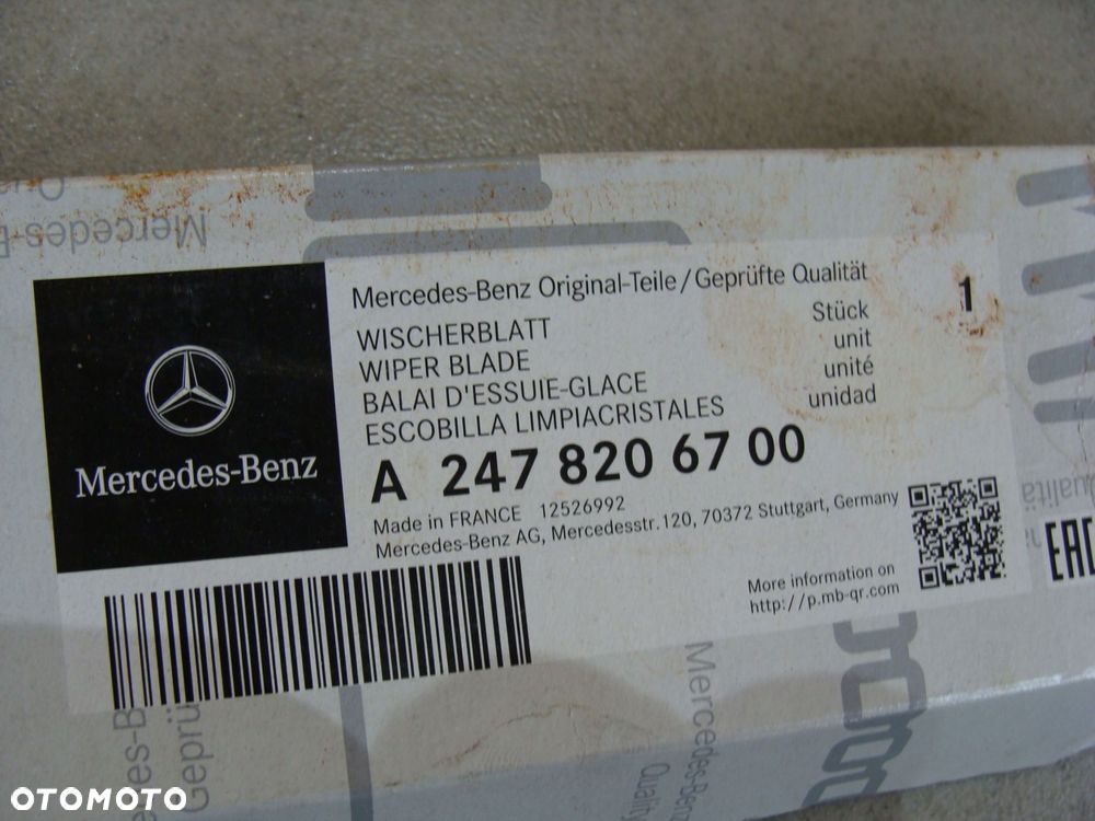 pióro wycieraczki tył oryginał w177 a2478206700 - 2