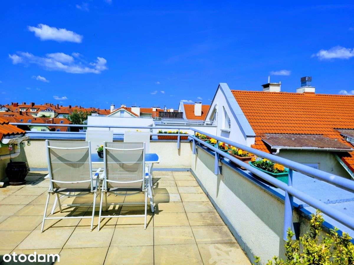 Dwupoziomowe mieszkanie z tarasem 57 m²