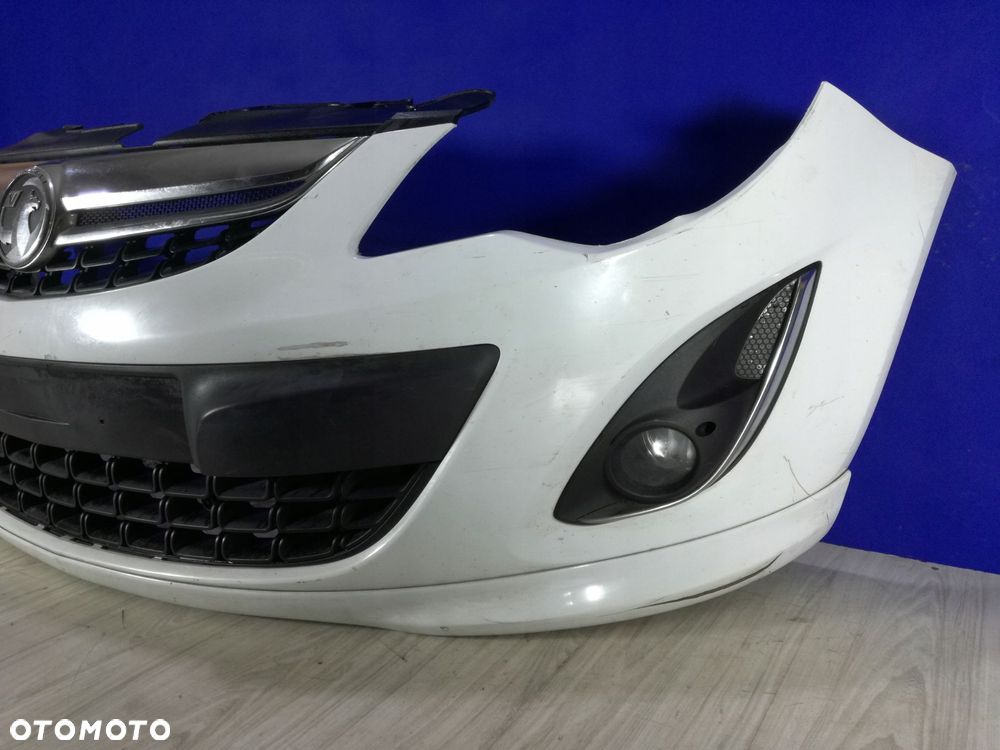 opel corsa d lift z474 opc zderzak przód przedni 11/14 - 4