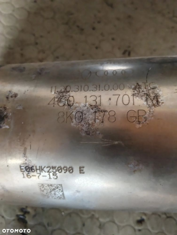 4G0131701M 8K0178GB katalizator 2.0 TFSI CPM CDN Audi A5 A6 C7 8T czesci - 2