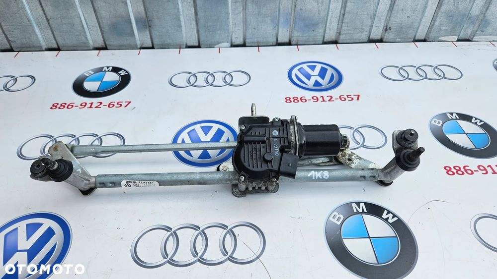 VW SCIROCCO 1K8 LIFT Mechanizm wycieraczek przód Silniczek wycieraczek 1K8955119H 1K8955023K