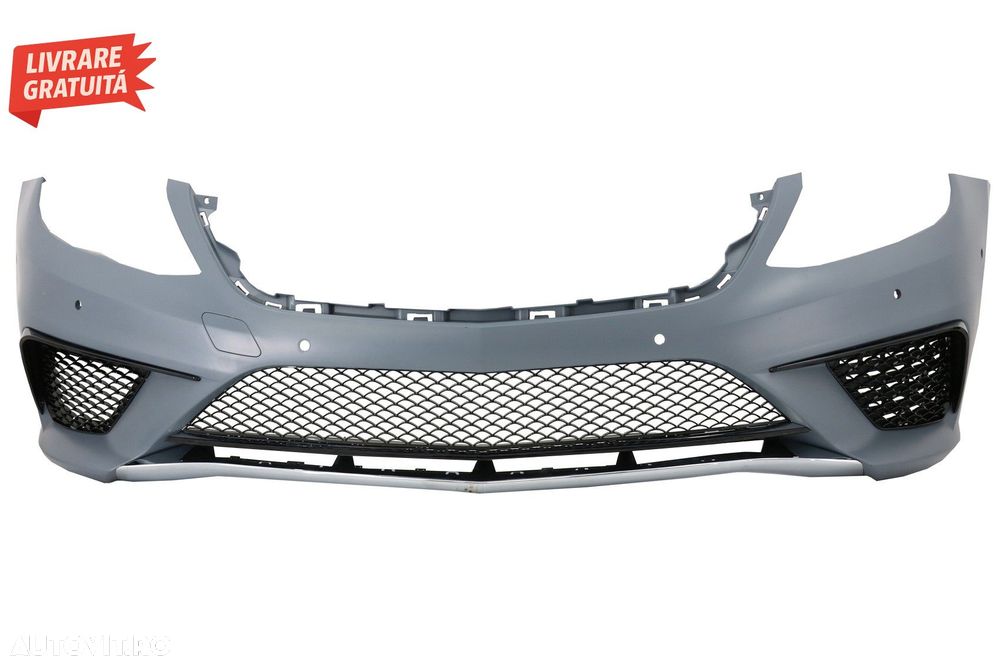Pachet Exterior Mercedes S-Class W222 (2013-06.2017) S63 Design cu Praguri lateral- livrare gratuita - 2