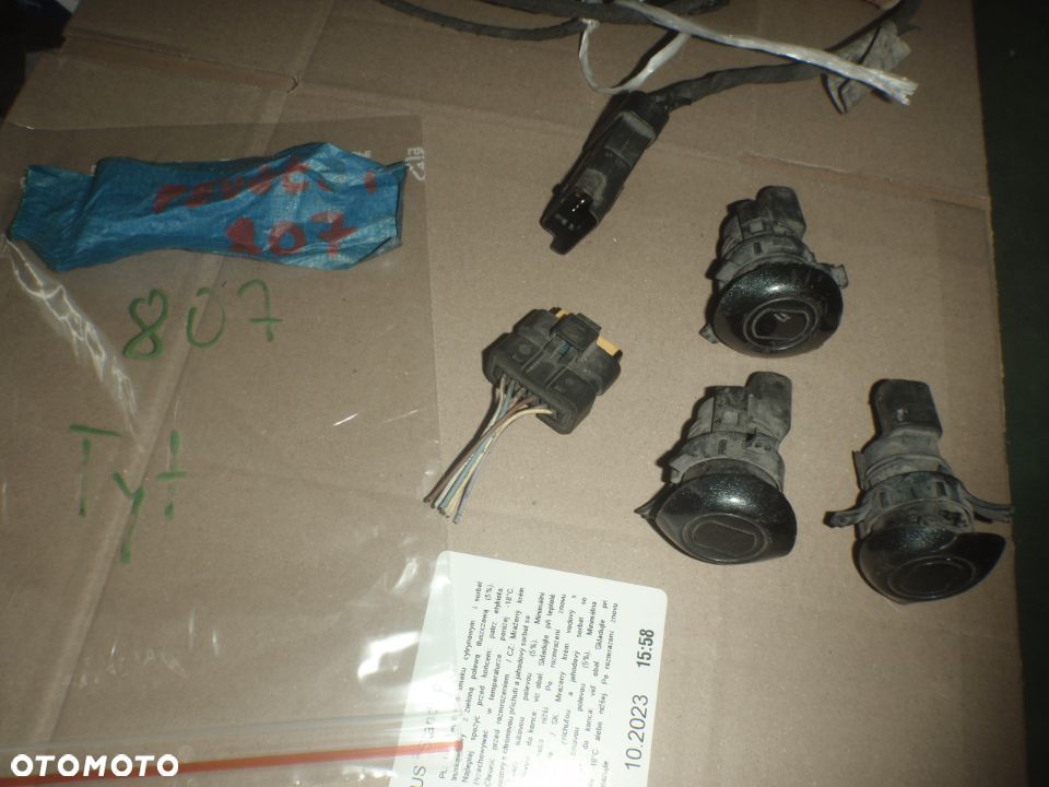 czujnik nakładka parkowania wiązka instalacja kostka zderzaka peugeot 807 renault espace mam wszystkie części - 1