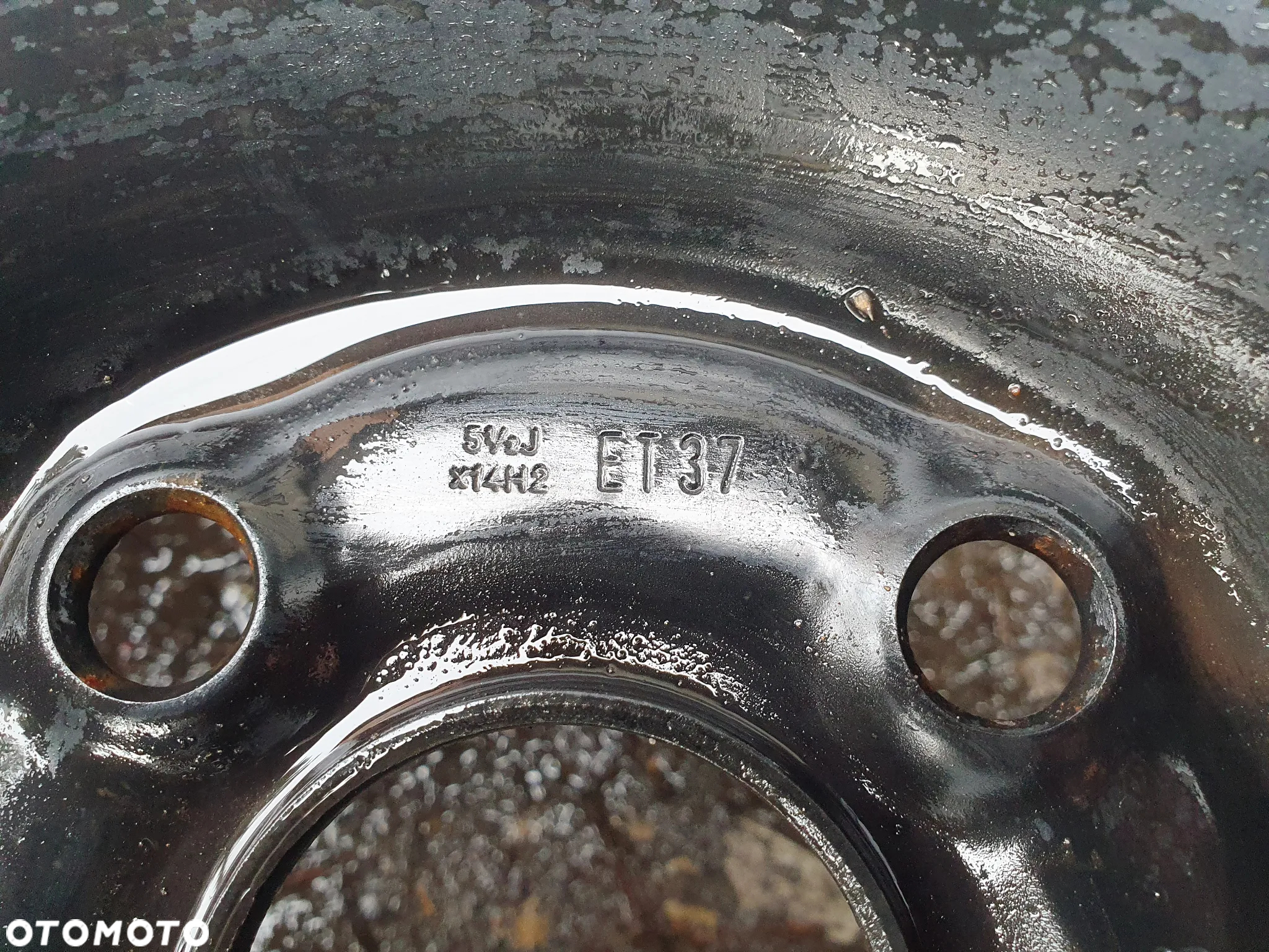 VOLVO R14 ORYGINALNA FELGA 4x100 185/60/R14 KOŁO ZAPASOWE 14 5.5J ET37 OTWÓR 57.1mm 2140074 - 4