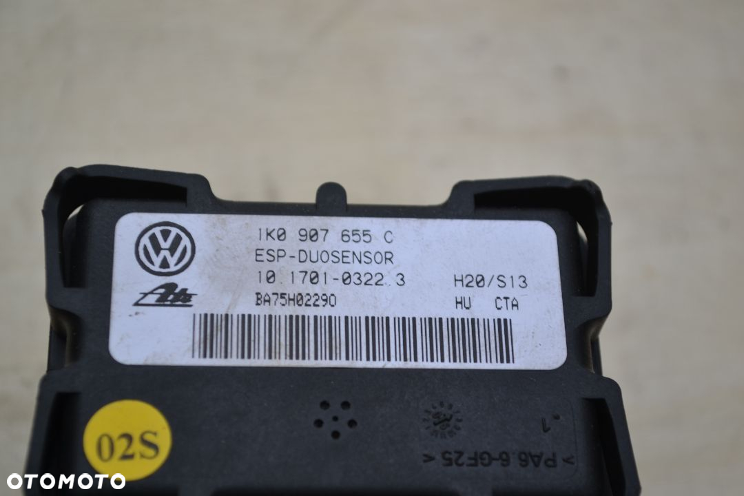 VW SEAT AUDI SKODA CZUJNIK SENSOR ESP 1K0907655C - 2