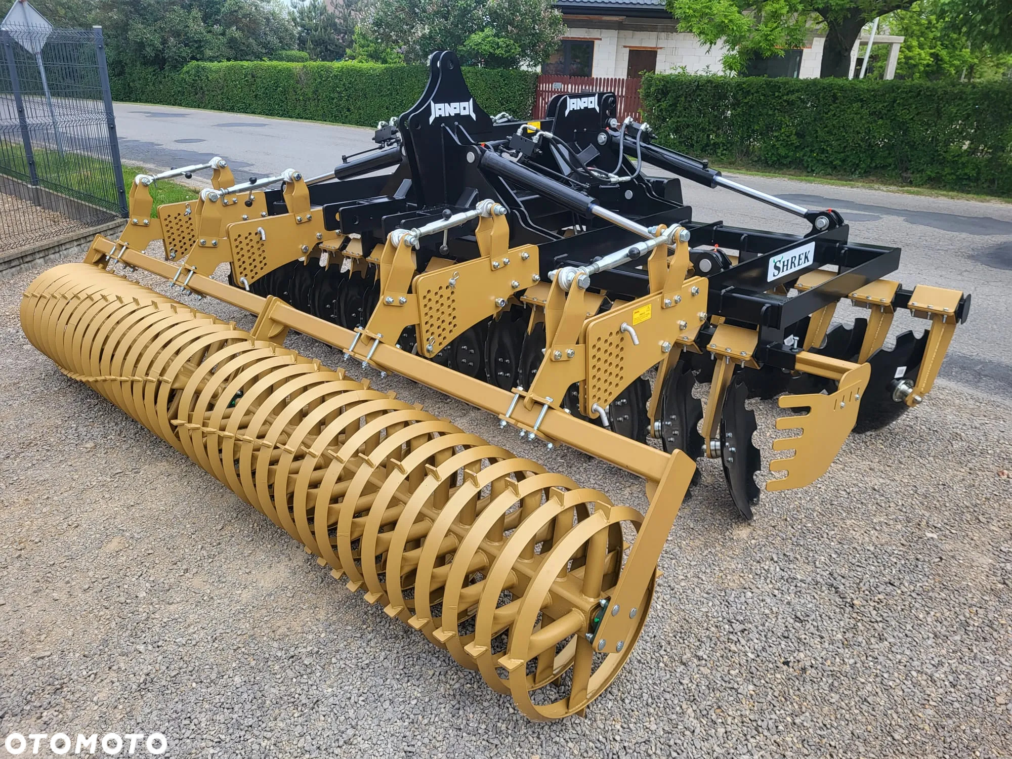 brona talerzowa hydrauliczna JANPOL SHREK 5m 560 talerz daszek 600 HIT - 10