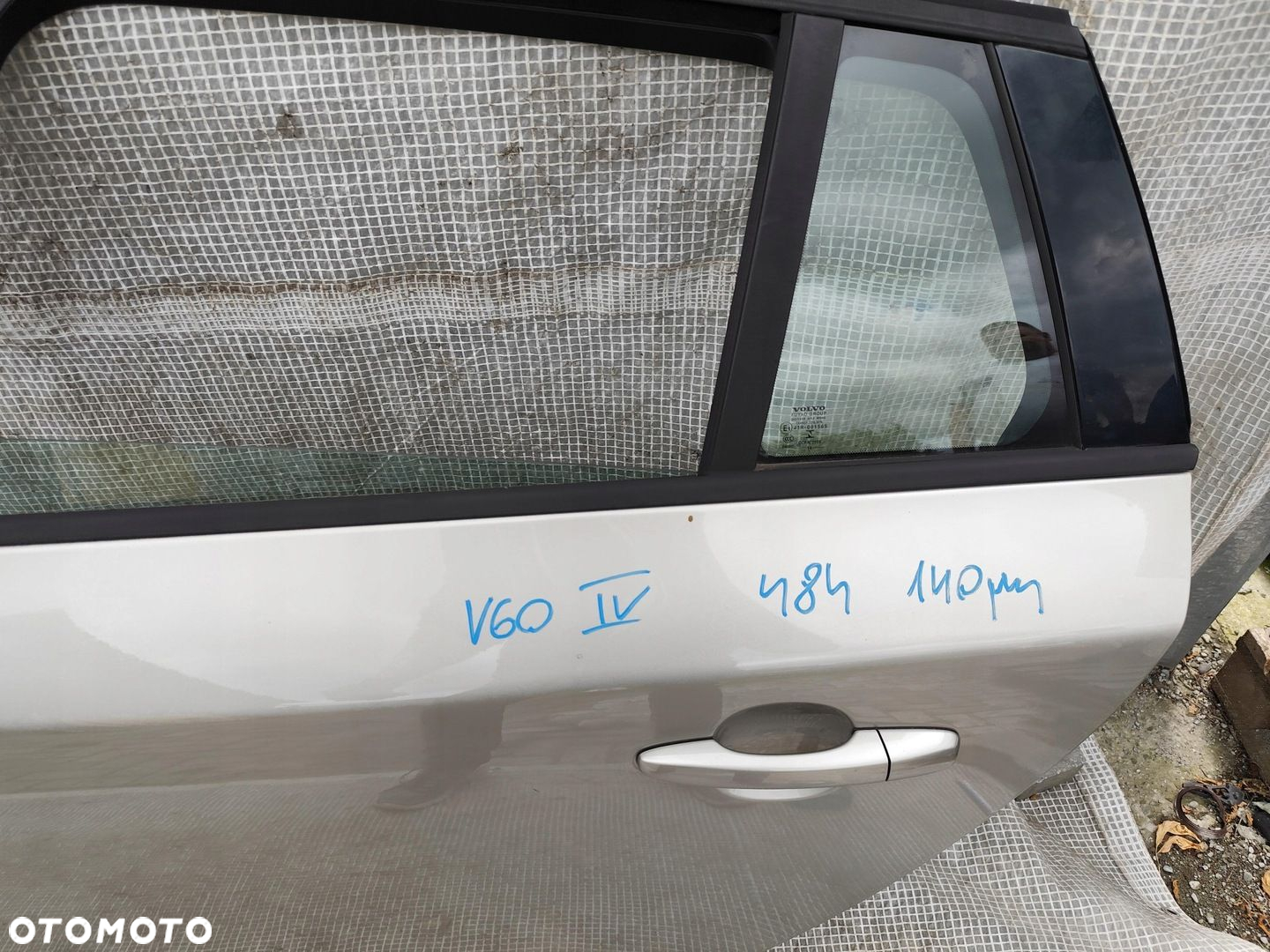 VOLVO V60 I 10-18 DRZWI LEWE TYLNE TYŁ KOMPLETNE W KOLOR 484 - 7
