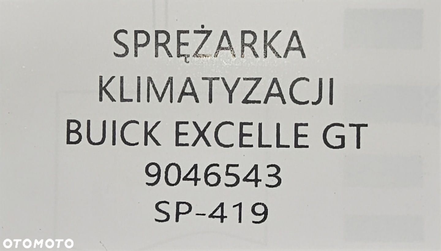 ORG SPRĘŻARKA KOMPRESOR KLIMATYZACJI OPEL INSIGNIA A / ASTRA J - 9046543 - 6